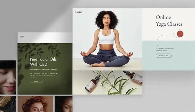 vários templates de sites prontos